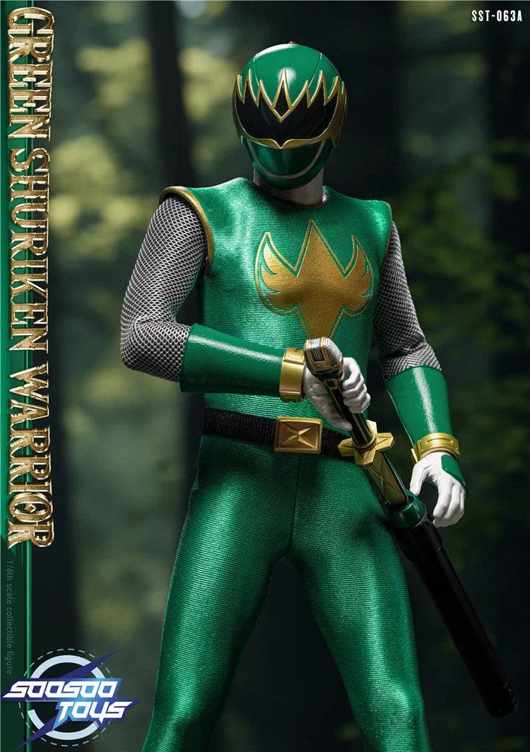 1:6 Green Shuriken Warrior Action Figure