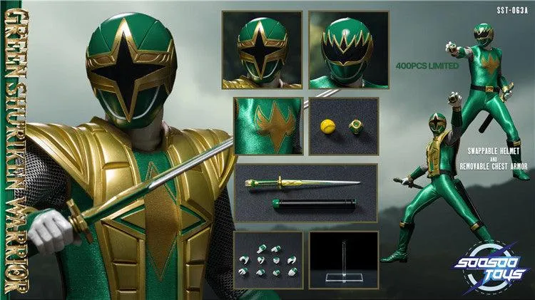 1:6 Green Shuriken Warrior Action Figure