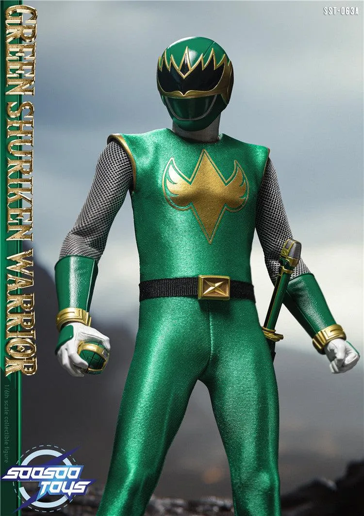 1:6 Green Shuriken Warrior Action Figure