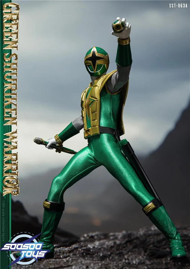 1:6 Green Shuriken Warrior Action Figure
