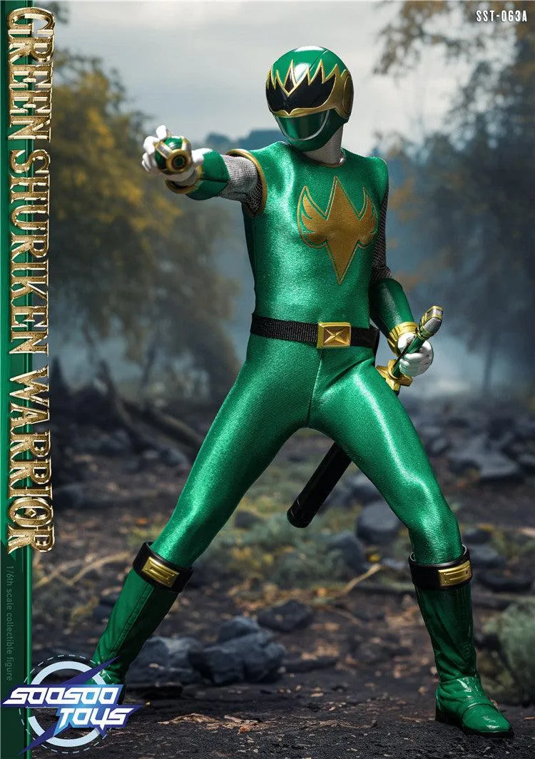 1:6 Green Shuriken Warrior Action Figure