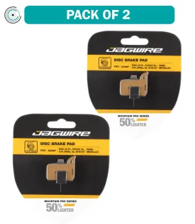 2 Pack Jagwire Pro Alloy Backed Semi-Metallic Disc Brake Pads for SRAM Red 22 B1