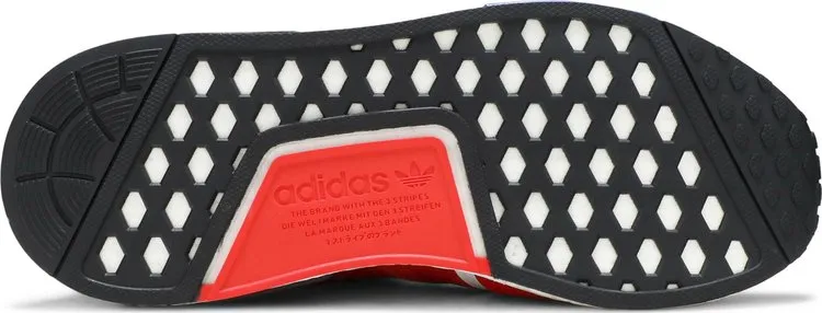 Adidas NMD_R1 'Active Red Black' sneakers, red