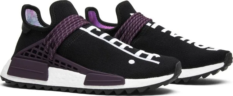 Adidas Pharrell x NMD Human Race Trail 'Equality' Sneakers, Black