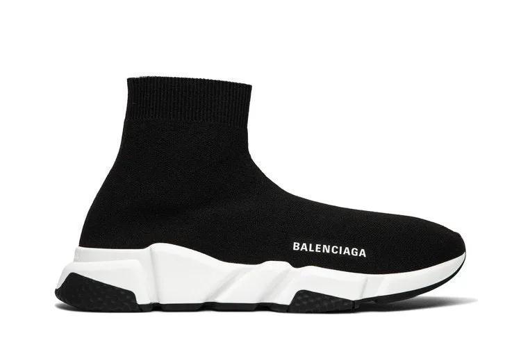 Balenciaga Speed Sneaker 'Black White' 2018, black