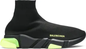 Balenciaga Speed Trainer Clear Sole - Black Yellow Fluo
