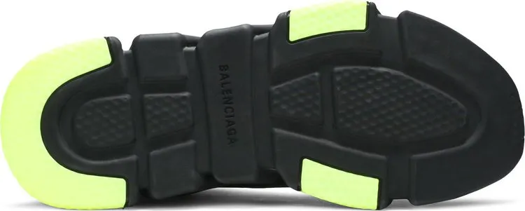 Balenciaga Speed Trainer Clear Sole - Black Yellow Fluo