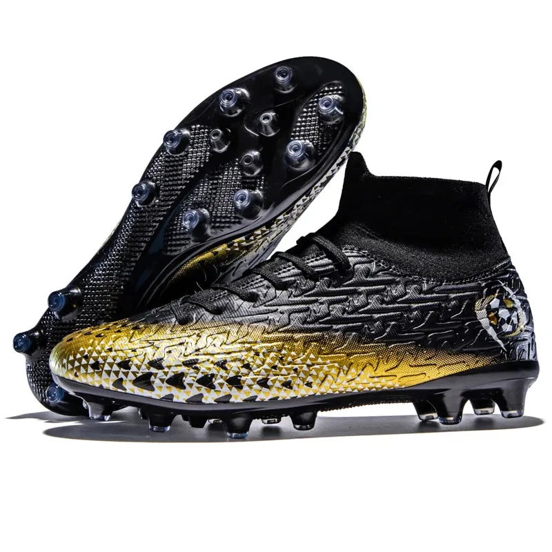 CR Goat Soccer Dual Color Cleats/Football Shoes Boots FG AG Youth Adult