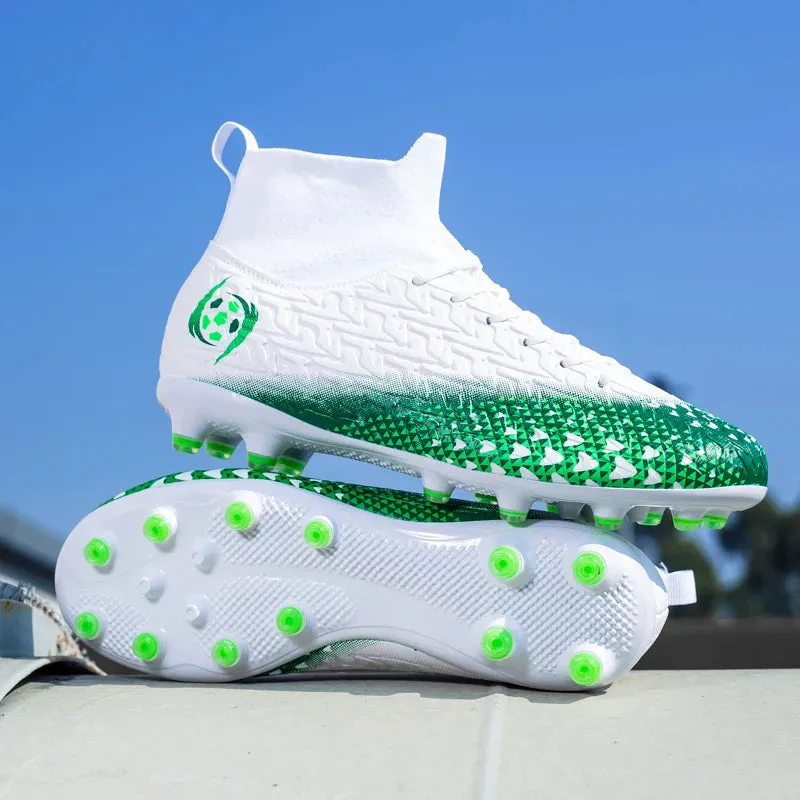 CR Goat Soccer Dual Color Cleats/Football Shoes Boots FG AG Youth Adult