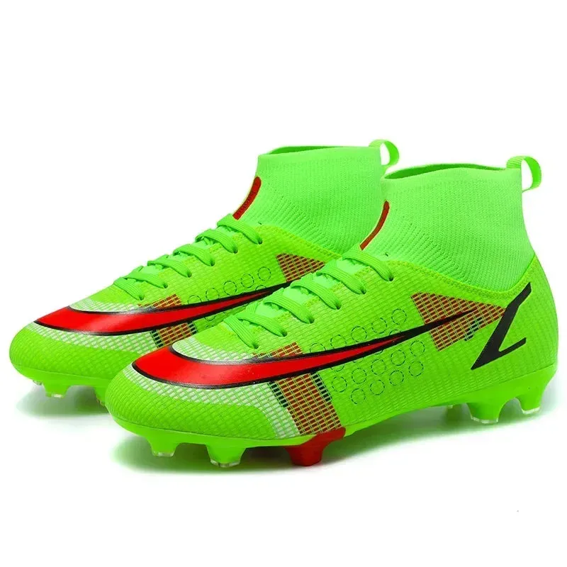 CR Goat Soccer Dual Color Cleats/Football Shoes Boots FG AG Youth Adult