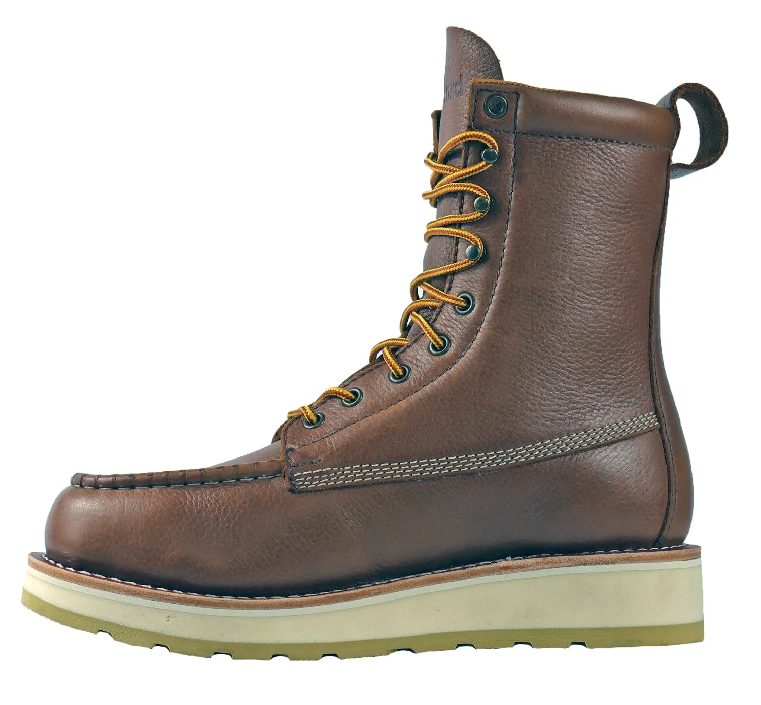 DieHard Mens Malibu Comp Toe Rust Leather Tumbled USA Work Boots 11.5 D