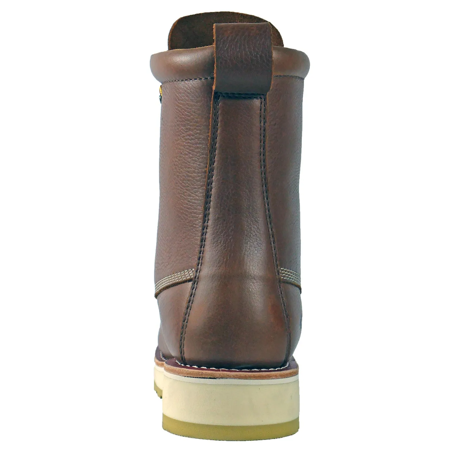 DieHard Mens Malibu Comp Toe Rust Leather Tumbled USA Work Boots 11.5 D