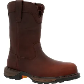 Durango Mens Maverick XP CT WP Soggy Brown Leather Work Boots