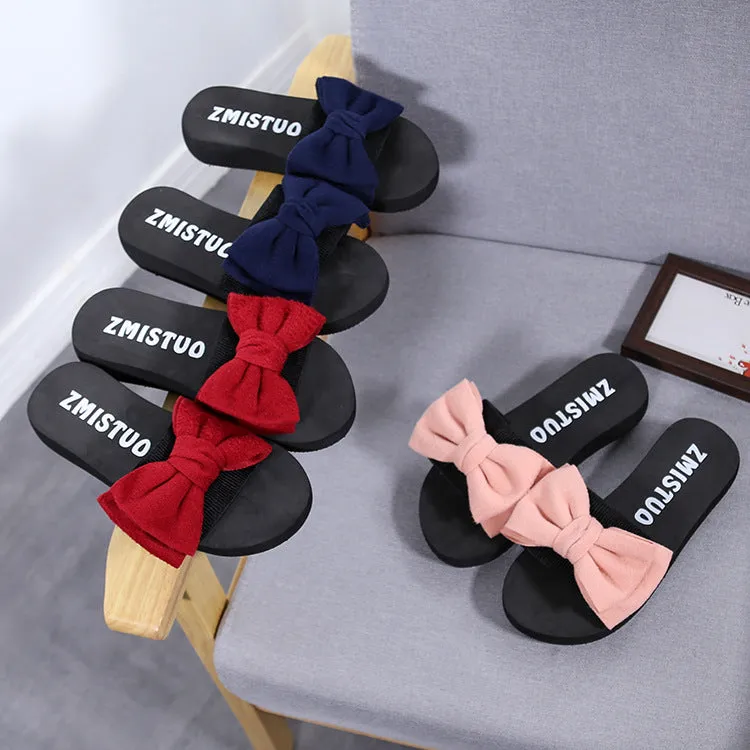 Fashion Bow Slippers for Women