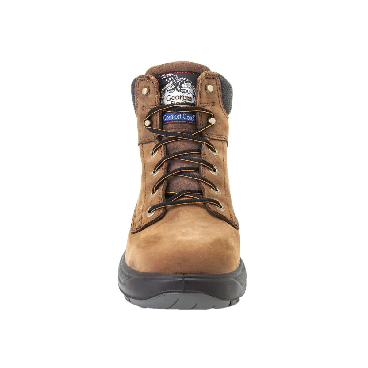 Georgia FlxPoint Mens Brown Leather Waterproof Comfort Work Boots