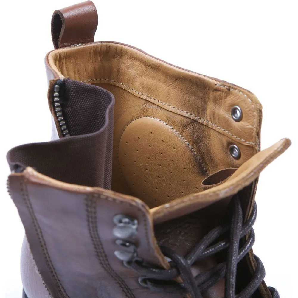 Helstons City Leather Boots Aniline Brown