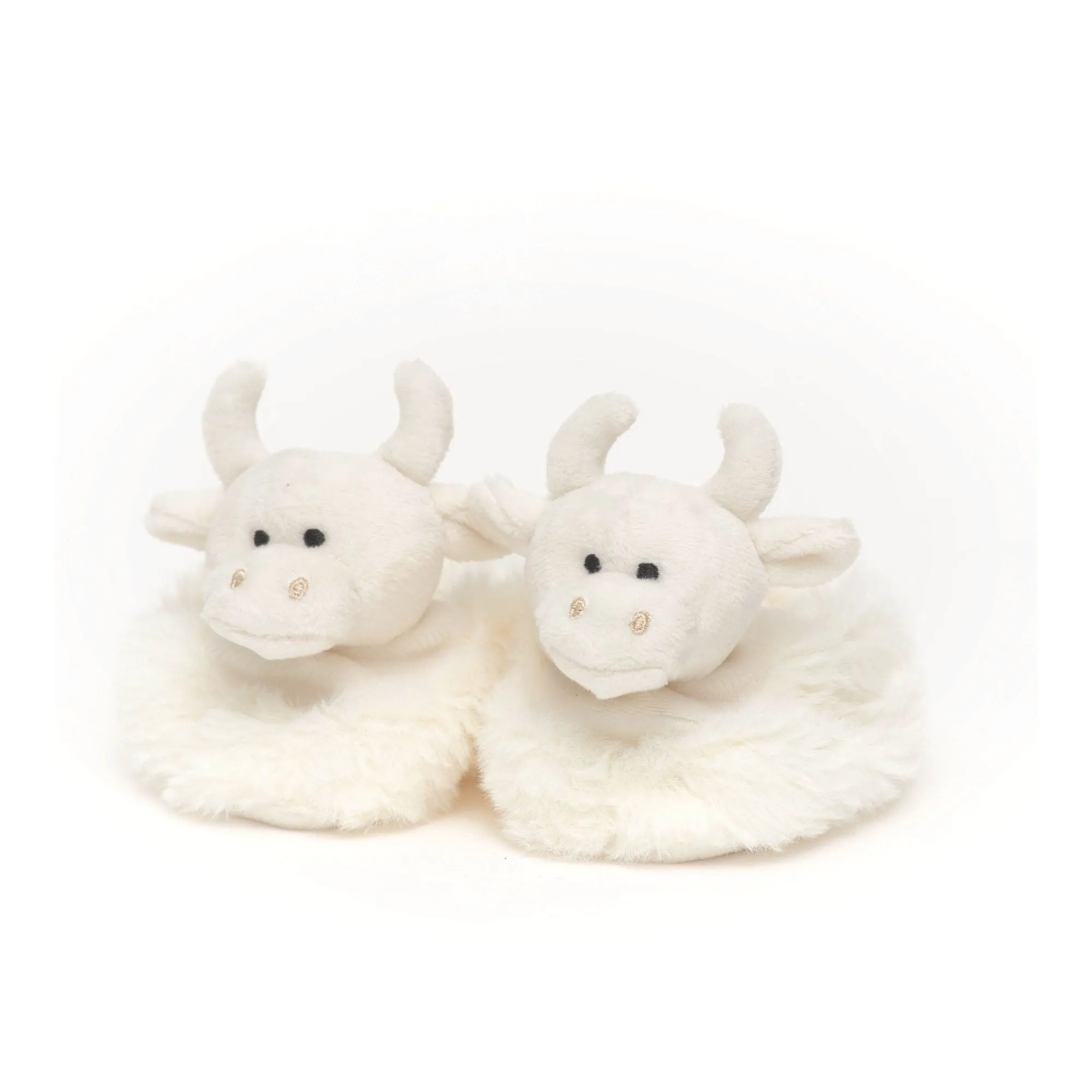 Highland Coo Slippers Cream