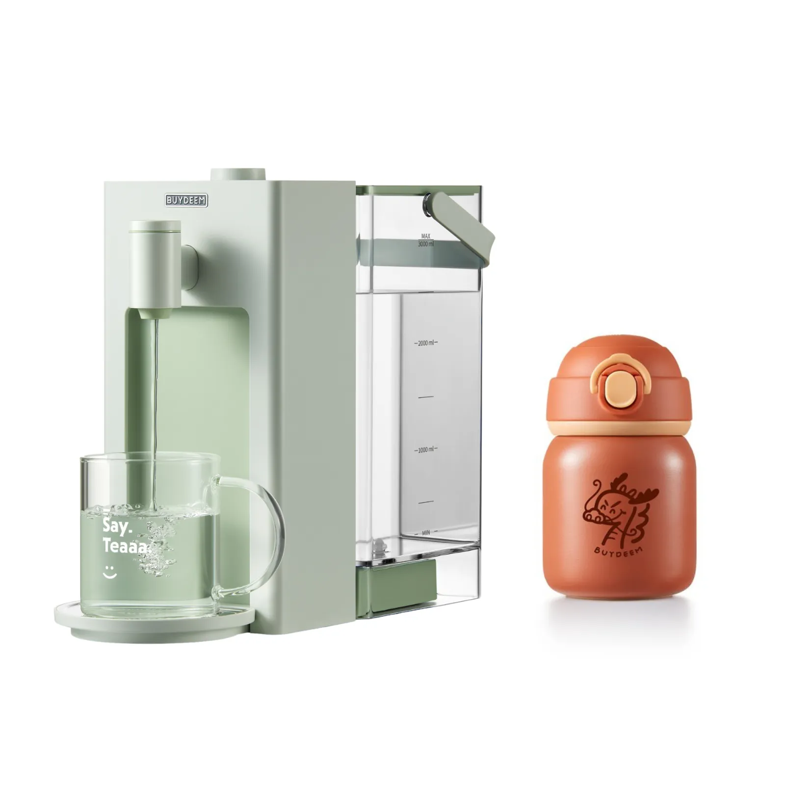 Instant Hot Water Dispenser & Thermos Bottle/ Mug - Bundle Offer
