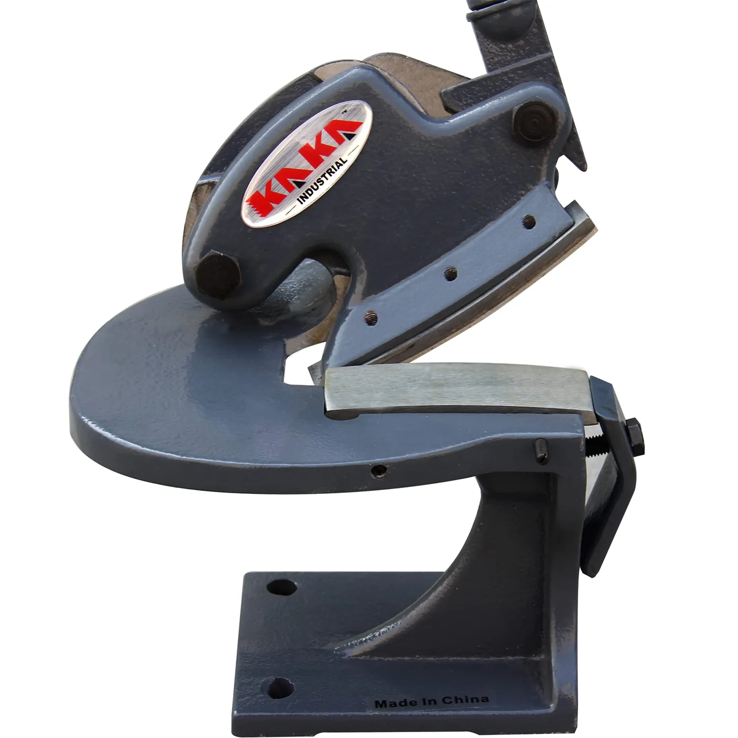 KANG Industrial MMS-4 Multiple Purpose Bench Top Throatless Sheet Metal Shear, 2.0mm Steel Sheet Metal Cutter, Sheet Metal Shear Curved Blade Cutter