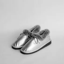 Kiitos The Brand Slippers - Silver