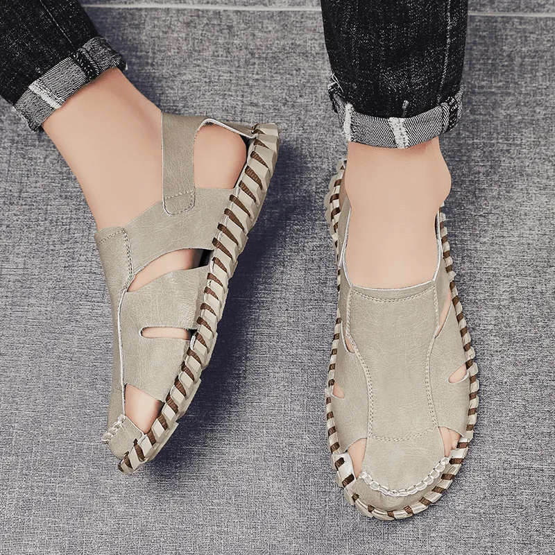 kkboxly kkboxly Men Lightweight Breathable Soft Driving Casual Sandals