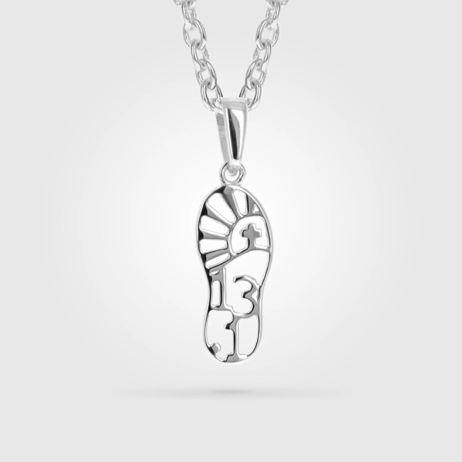 Mini Half Marathon Necklace | 13.1 Mile Running | Sterling