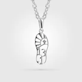 Mini Half Marathon Necklace | 13.1 Mile Running | Sterling