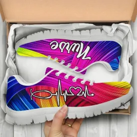 Nurse Sneaker, Nurse Rainbow Sneakers Shoes, Best Shoes For Nurses