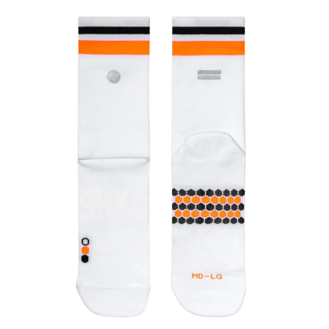 SHYU - Racing Socks - White/Orange/Black