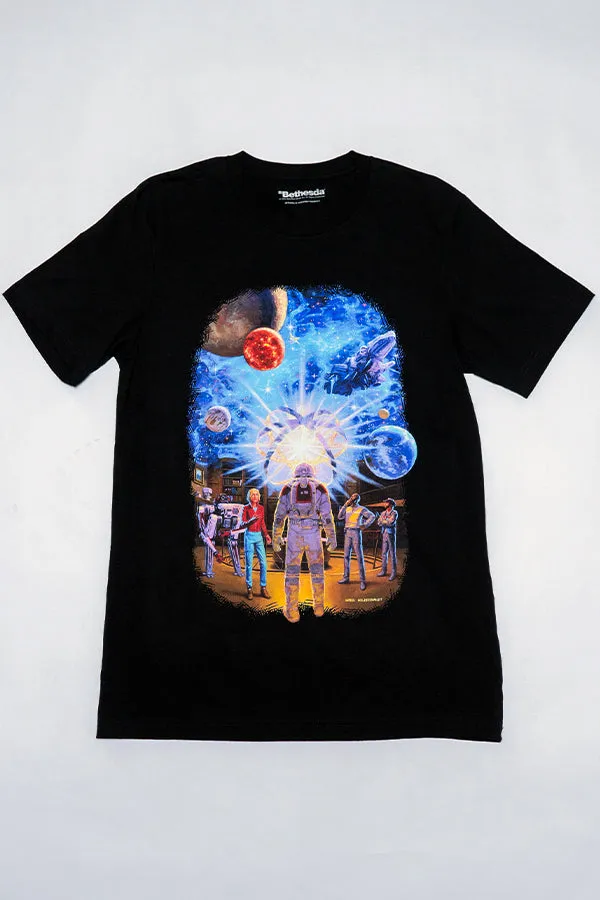 Starfield Secrets of the Universe by Greg Hildebrandt Tee